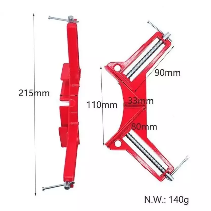 ARUDIP 7.5 cm Frame Corner Clamp With Quick Release Button