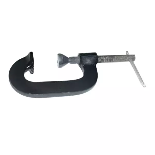 Samrat Forged Steel G Clamp Black and Silver 101.6 mm (4 inch) Size