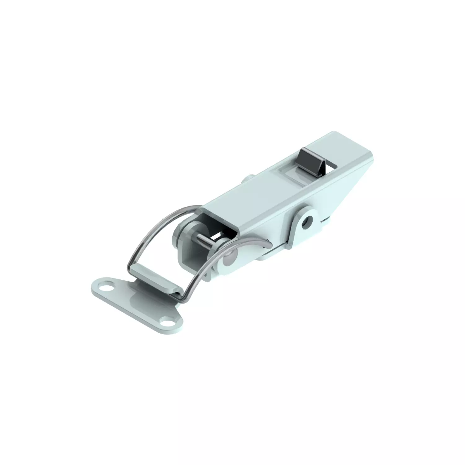 STEEL-SMITH Non-Adjustable Latch Medium Duty with Additional Locking Mechanism, PAH-27-1570-TRIG-SS