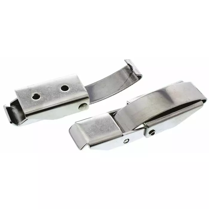 Southco Stainless Steel Spring Loaded Toggle Latch 79.8x22.4x14.4 mm, 97-50-221-12 (Pack of 2)