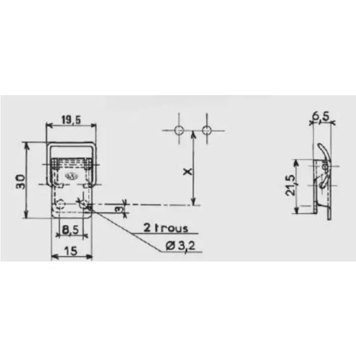 Savigny Steel Loc kAble Toggle Latch, 40018 ZI (Pack of 2)