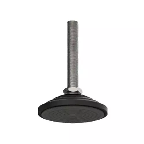 STEEL-SMITH Leveling Pads 12 kN Load Capacity, 100 mm Base, Electro Polished, TPLP-8-100-100-SS