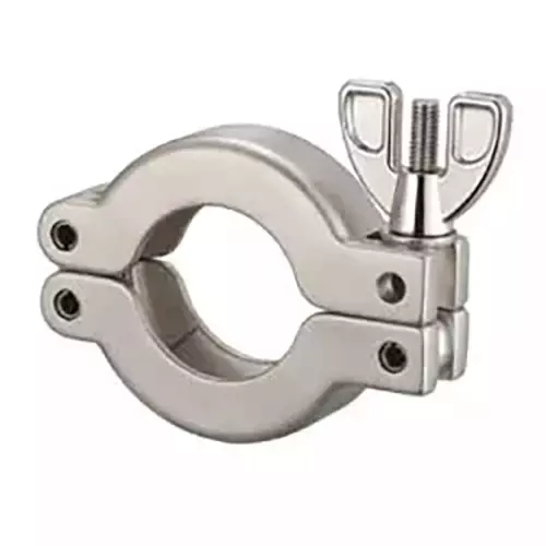Ultrahivac Wing Nut Hinge ISO-KF Quick Release Flange Clamp KF-25 Aluminium for Laboratory & Industrial Use (Pack of 5 Pcs)