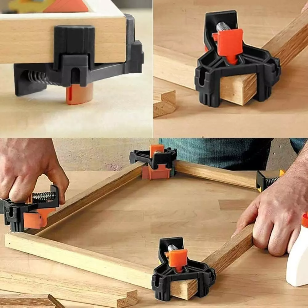 DY TOOLS Woodworking Corner Mate Clamps 5–22 mm for Home Improvement (Pack of 4)