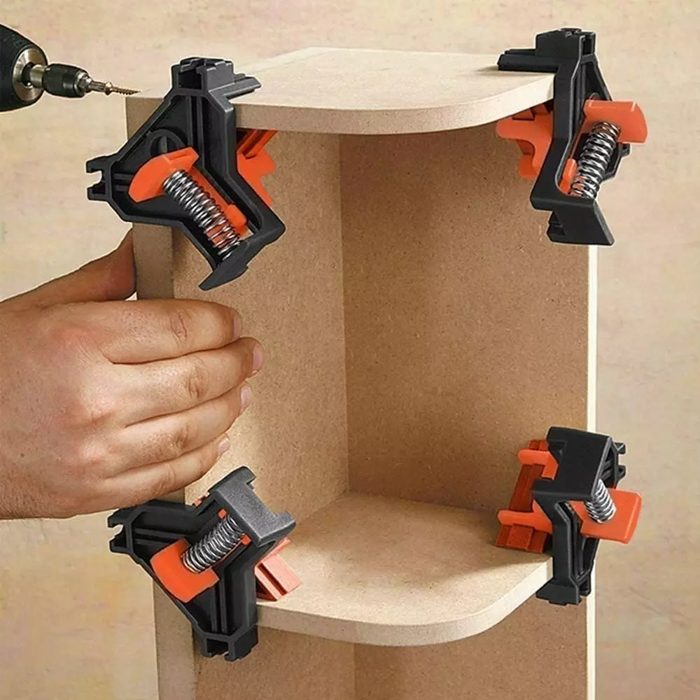 DY TOOLS Woodworking Corner Mate Clamps 5–22 mm for Home Improvement (Pack of 4)