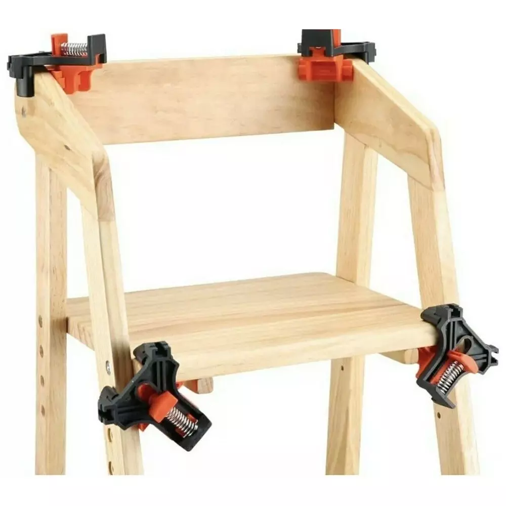 DY TOOLS Woodworking Corner Mate Clamps 5–22 mm for Home Improvement (Pack of 4)