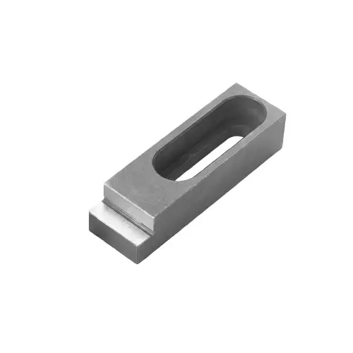 Unique Micro Edge Stopper With Hardened Jaws Cast Iron 40 mm Jaw Width Silver for Industrial Use, U2929