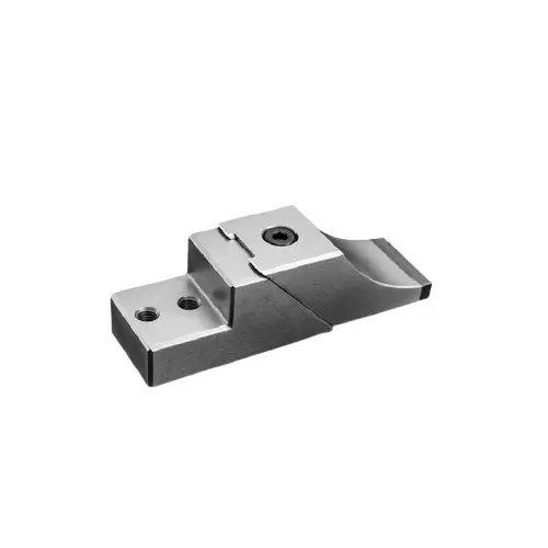 Unique Toe Clamp With Reversible Jaws Cast Iron 42 mm Jaw Width Silver for Industrial Use, U2828