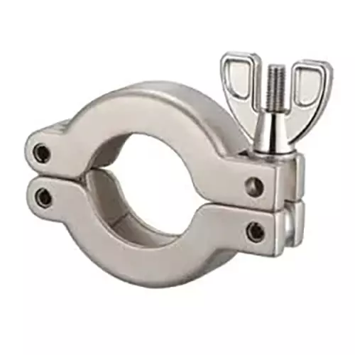 Ultrahivac Wing Nut Hinge ISO-KF Quick Release Flange Clamp KF-40 Aluminium for Laboratory & Industrial Use (Pack of 5 Pcs)