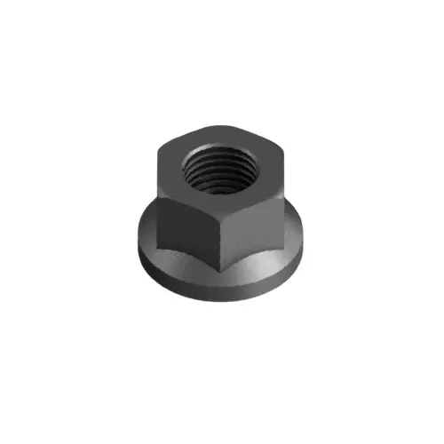 Clamp Smith Flanged Nut M16 Thread Black Finish Hardened & Tempered Steel, CSFN-16