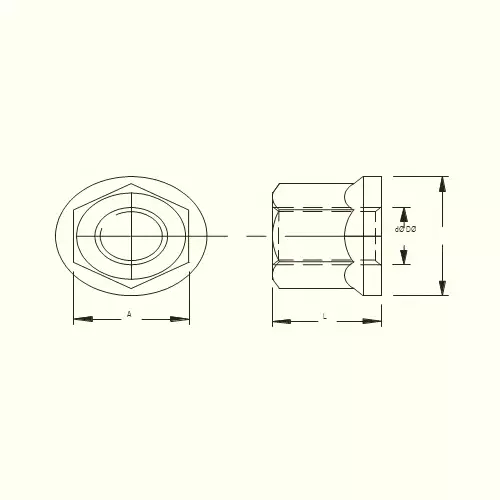 rp-steel-craft-flanged-nut-forged-hardened-and-tempered-black-finish-m-14-thread-size-rfn-14
