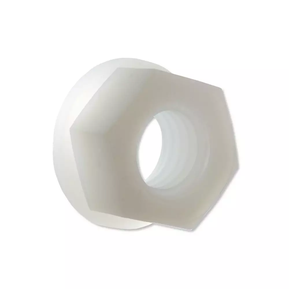 MULTICOMP PRO Flanged Nut M6x6 Thread Nylon (Polyamide) Fastener Material Plain Flange Type, MP010361 (Pack of 100)
