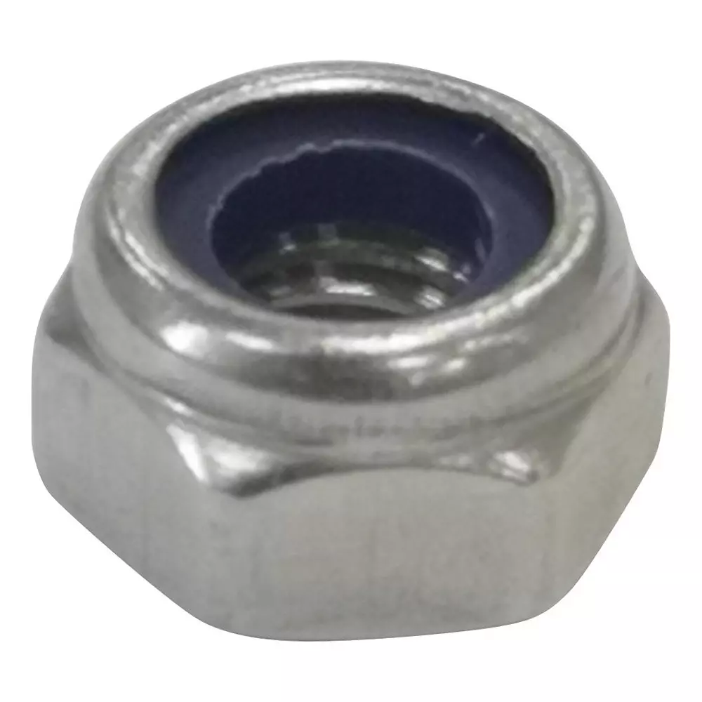 MULTICOMP PRO Nut M6 Thread Stainless Steel A4 Fastener Material Nylon (Polyamide) Locking Type, MP007408 (Pack of 50)