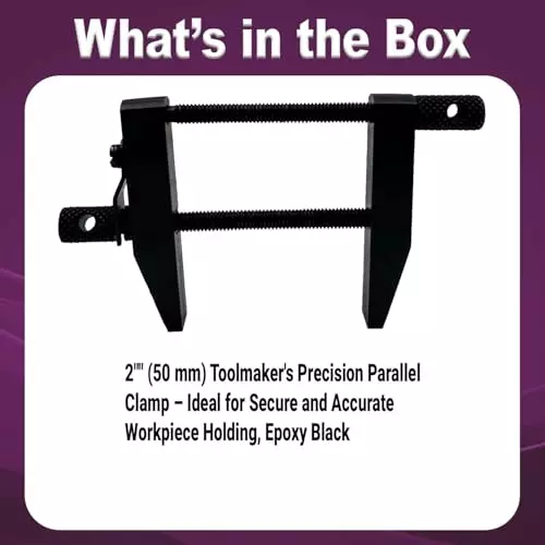 MachEl Toolmaker Parallel Clamp Size 2 inch (50 mm)