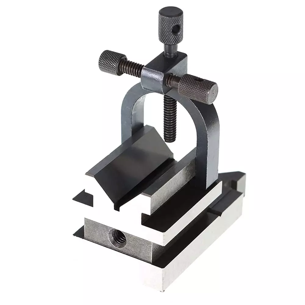Assorts Precision V Block with Clamp Set 40 CR Steel 88.9x45.72x45.72 mm