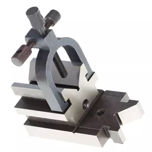 Assorts Precision V Block with Clamp Set 40 CR Steel 88.9x45.72x45.72 mm
