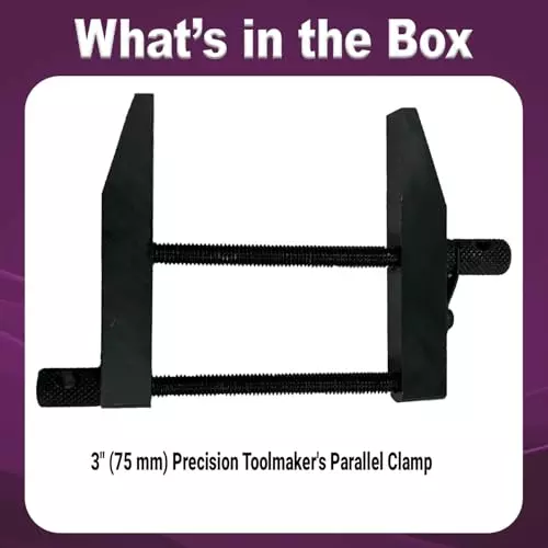 MachEl Toolmaker Parallel Clamp Size 3 inch (75 mm)