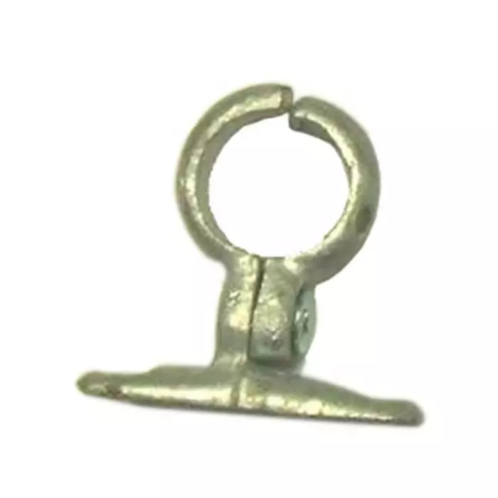 Georg Pipe Clamp Fischer Galvanised Iron Clamp, 770825204 (Pack of 5)