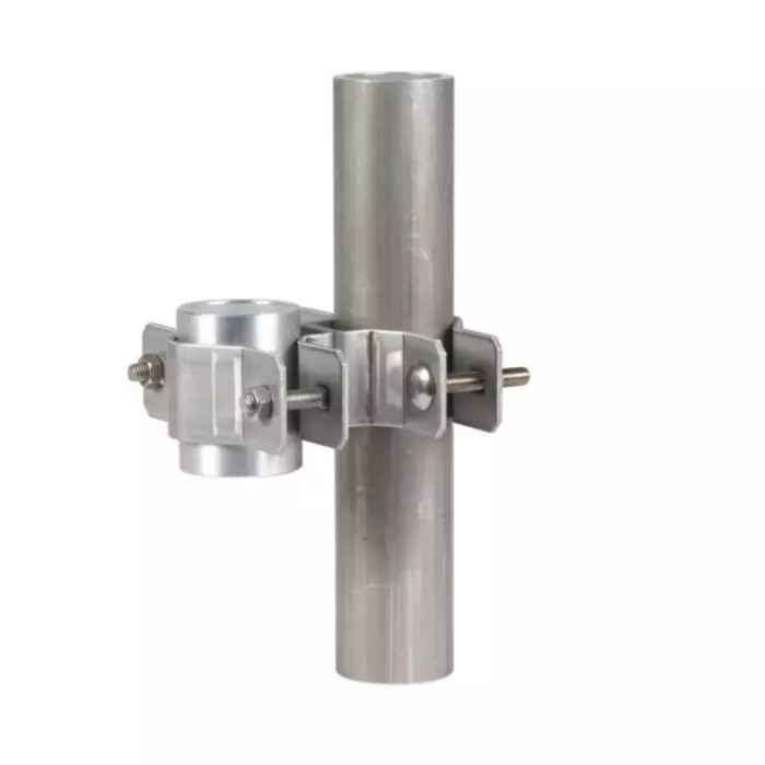 DEHN Railing Clamp Stainless Steel 48-60 mm (1½ -2 inch) Pipe Clamping Range, BS D40.50 D48.60 V2A
