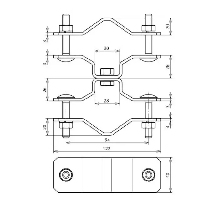 dehn-railing-clamp-stainless-steel-48-60-mm-1-2-inch-pipe-clamping-range-bs-d4050-d4860-v2a