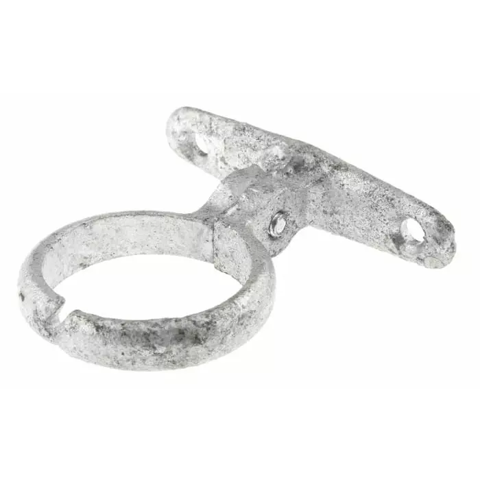 Georg Pipe Clamp Fischer Galvanised Iron Clamp, 770825207 (Pack of 5)