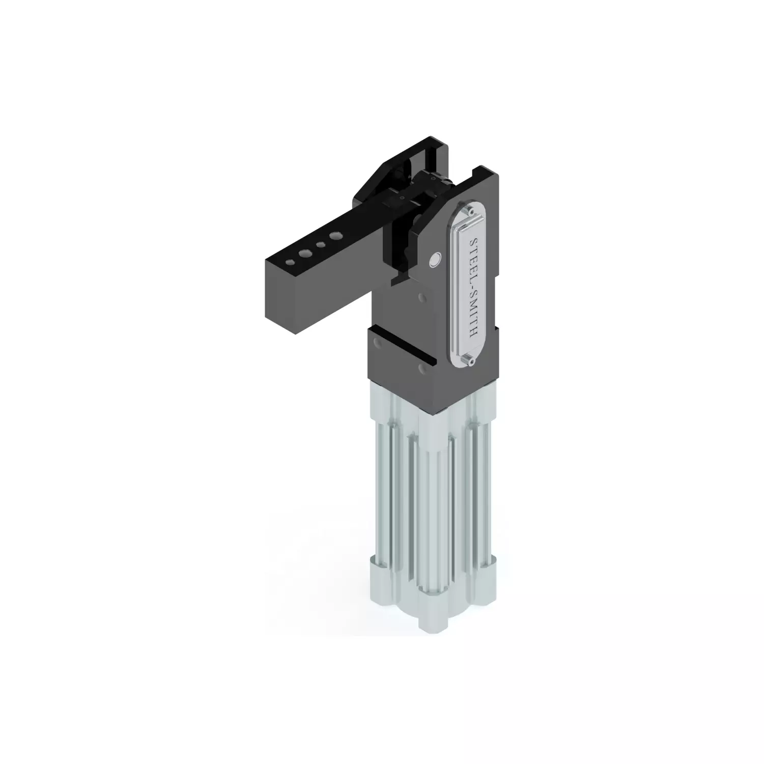 STEEL-SMITH Pneumatic Clamp with Solid Horizontal Arm, SSC-5065-HA