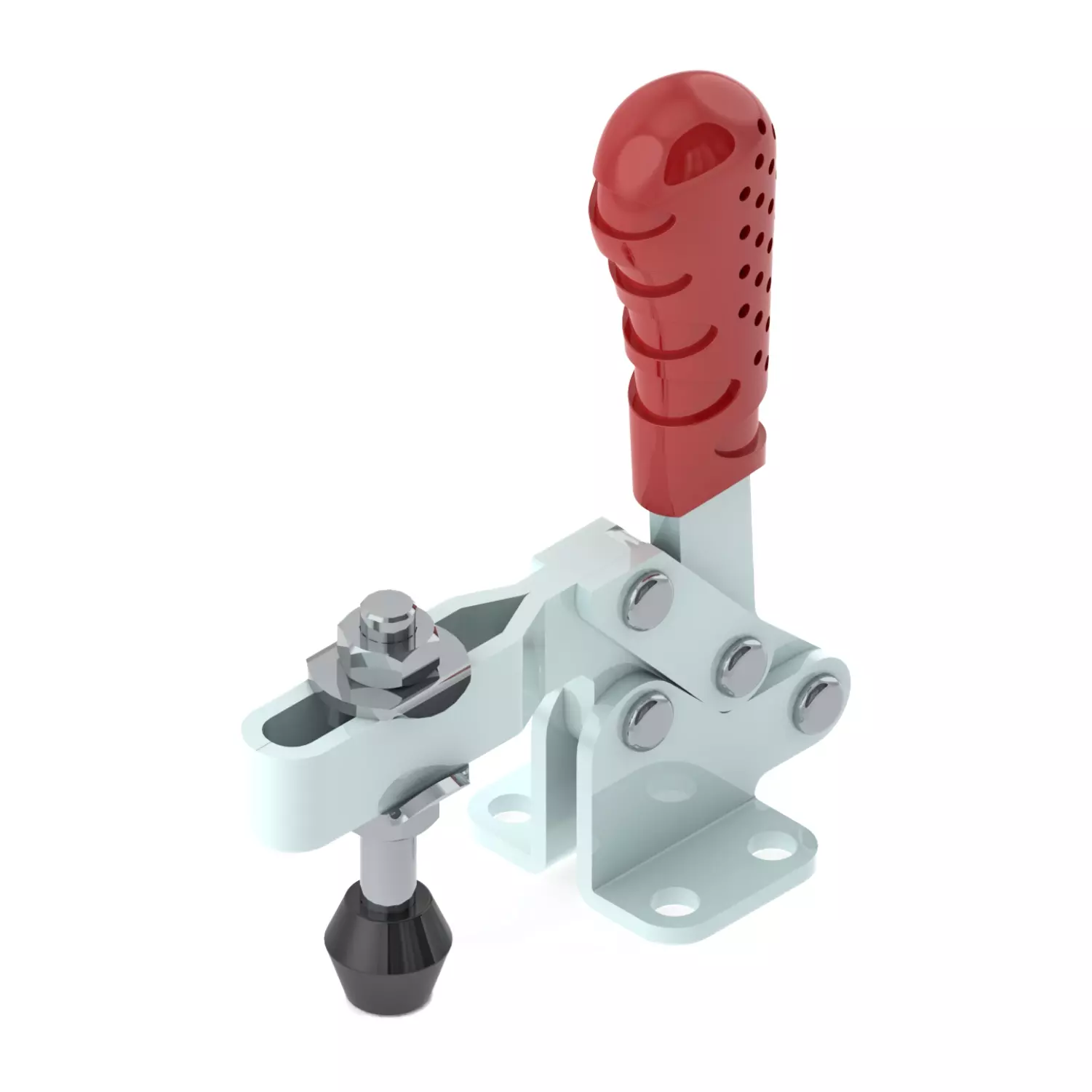 STEEL-SMITH Clamp Flanged Base Zinc Plated, VTC-3860-UB-CL