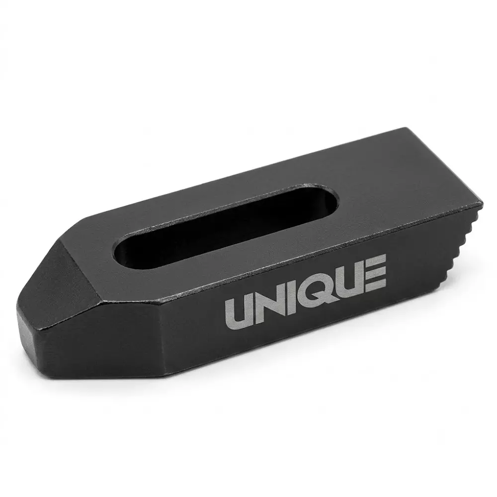Unique Serrated Strap Clamp 14x80 mm Size Black for M12 Screw Use, U 15