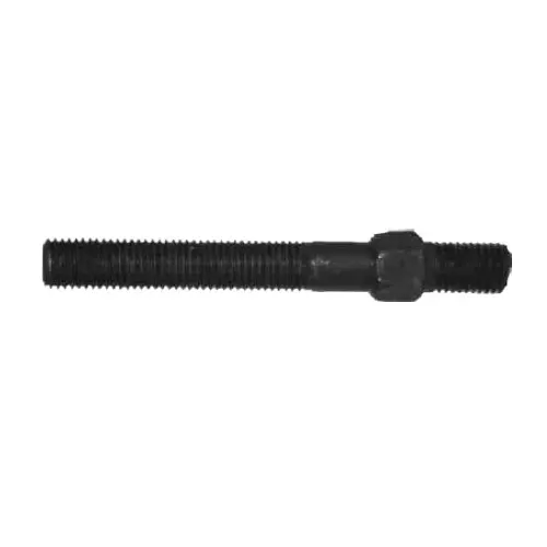 RP Steel Craft Clamping Stud With Hex Hardened and Tempered Black Finish 175 mm Length and M-24 Thread Size, RHCS-24-175
