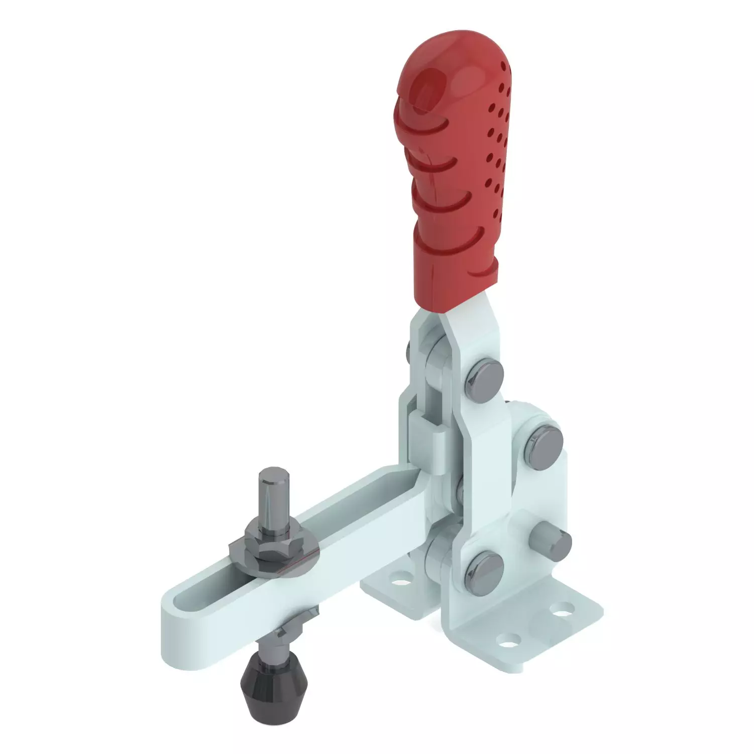 STEEL-SMITH Vertical Hold Down Action Straight Base Medium Duty Clamps, VTC-3670-BS Series