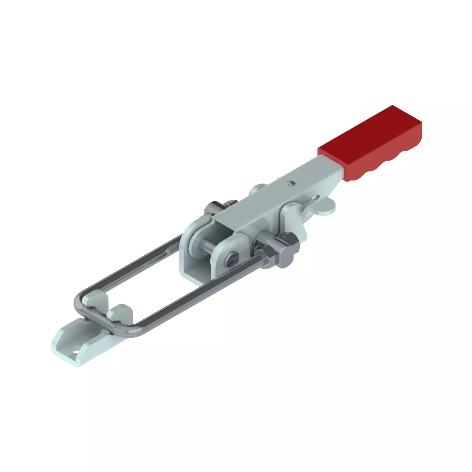 STEEL-SMITH Pull Action Clamp Flanged Base 1 kN, PAH-46-4000-TRIG-M50-SS