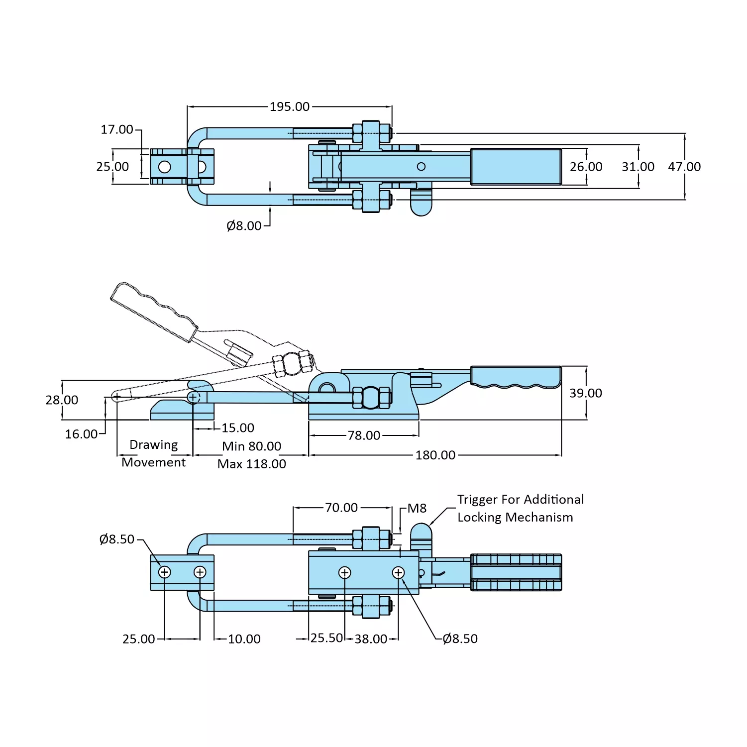 steel-smith-pull-action-clamp-with-additional-locking-mechanism-flanged-base-pah-46-4000-trig-m50