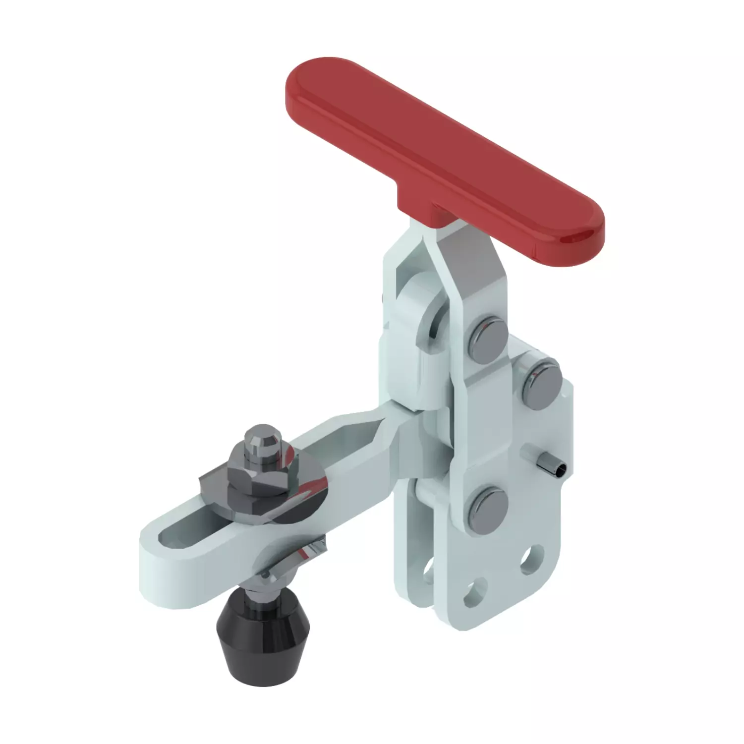 STEEL-SMITH Vertical Hold Down Action T-Handle Clamps Straight Base 1kN, VTC-202-TULB