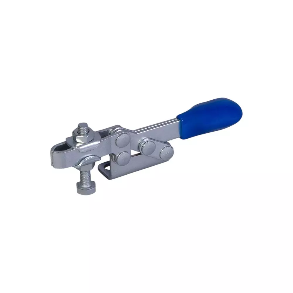Sandfield MH-Series Horizontal Action Toggle Clamp Base Mount Heavy Gauge Steel Adjustable 26 mm Bar Length, MH1 URB