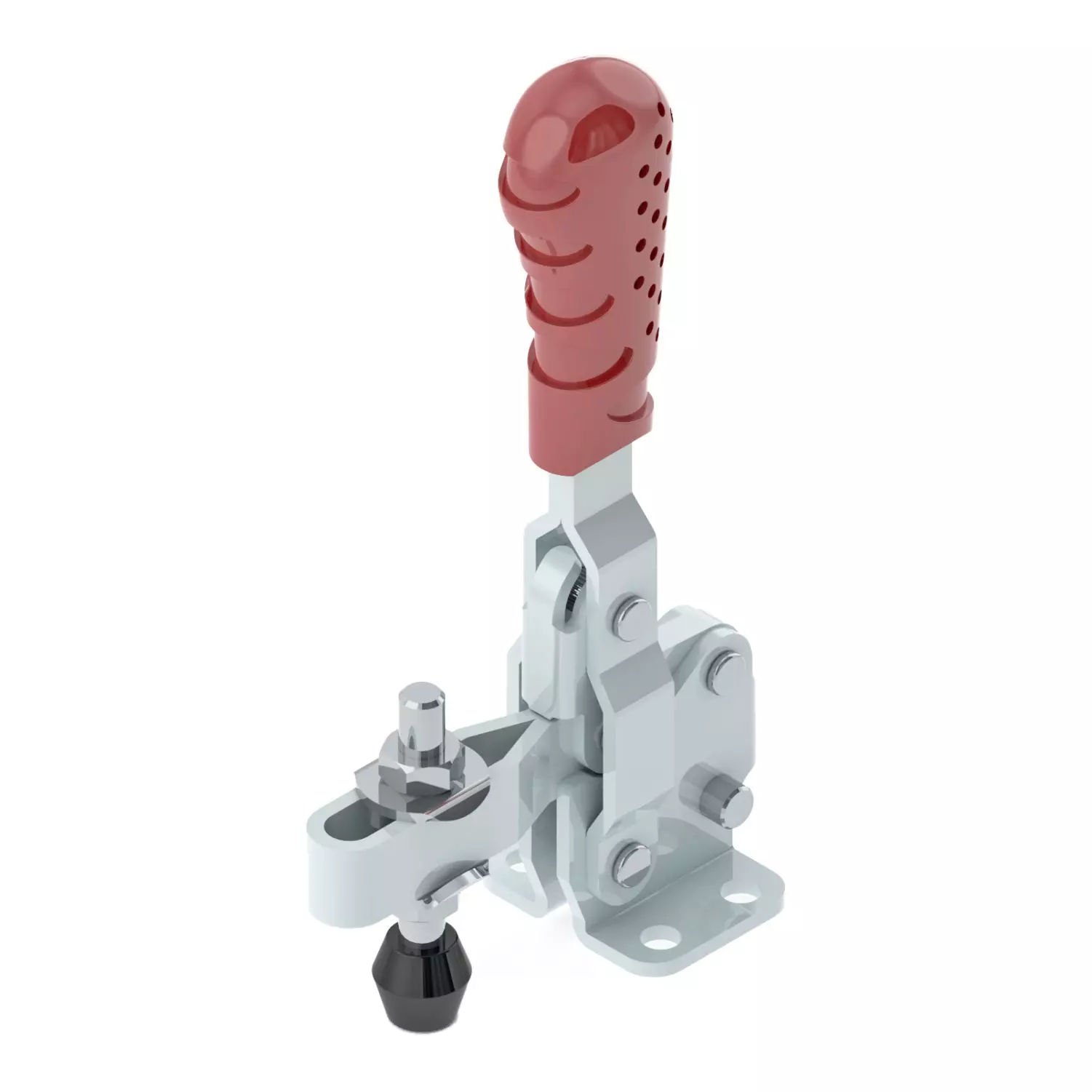 STEEL-SMITH Vertical Hold Down Action Toggle Clamp Flanged Base 1.7 kN, VTC-207-U