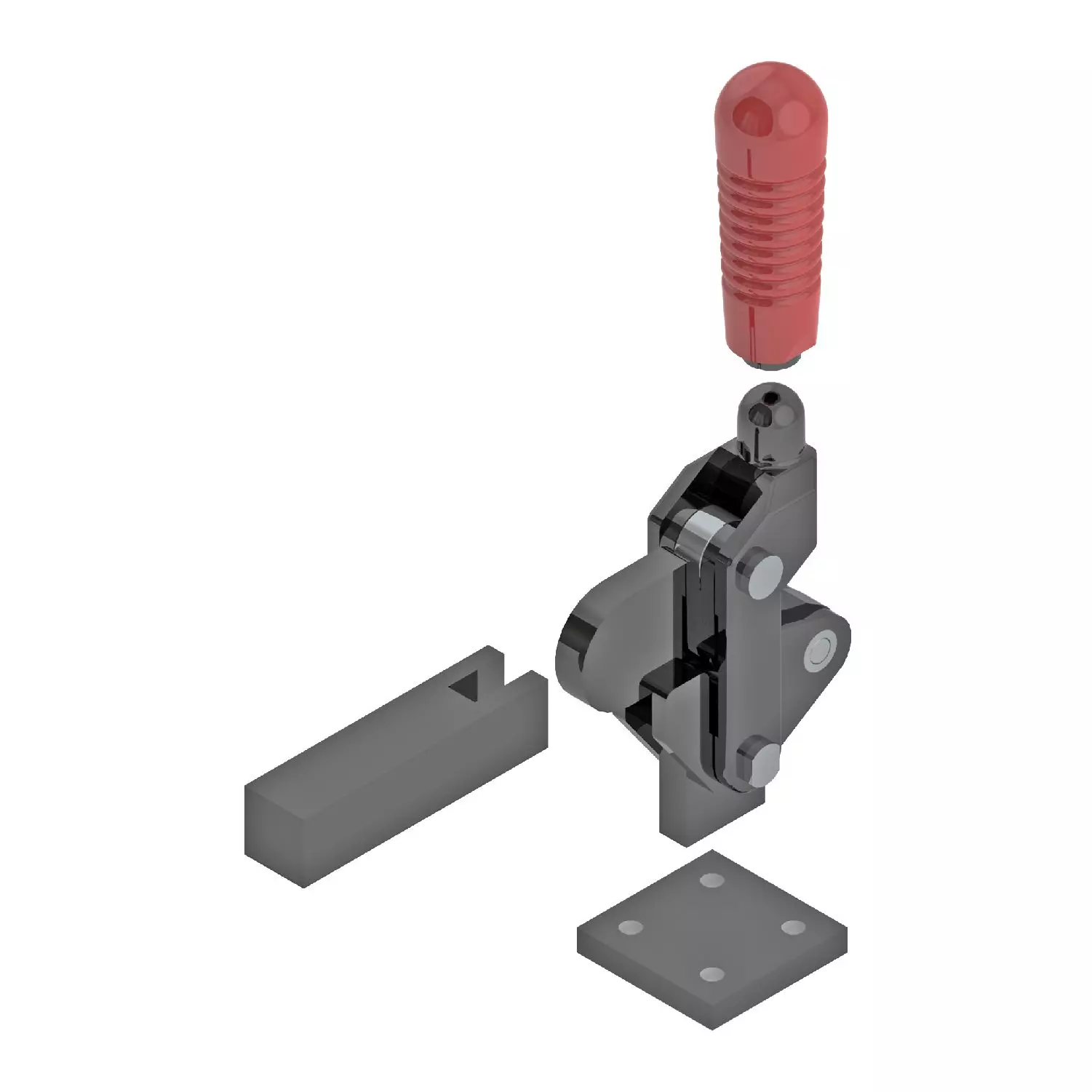 STEEL-SMITH Toggle Clamps Swivel Base 6.9kN, HV-BII-300