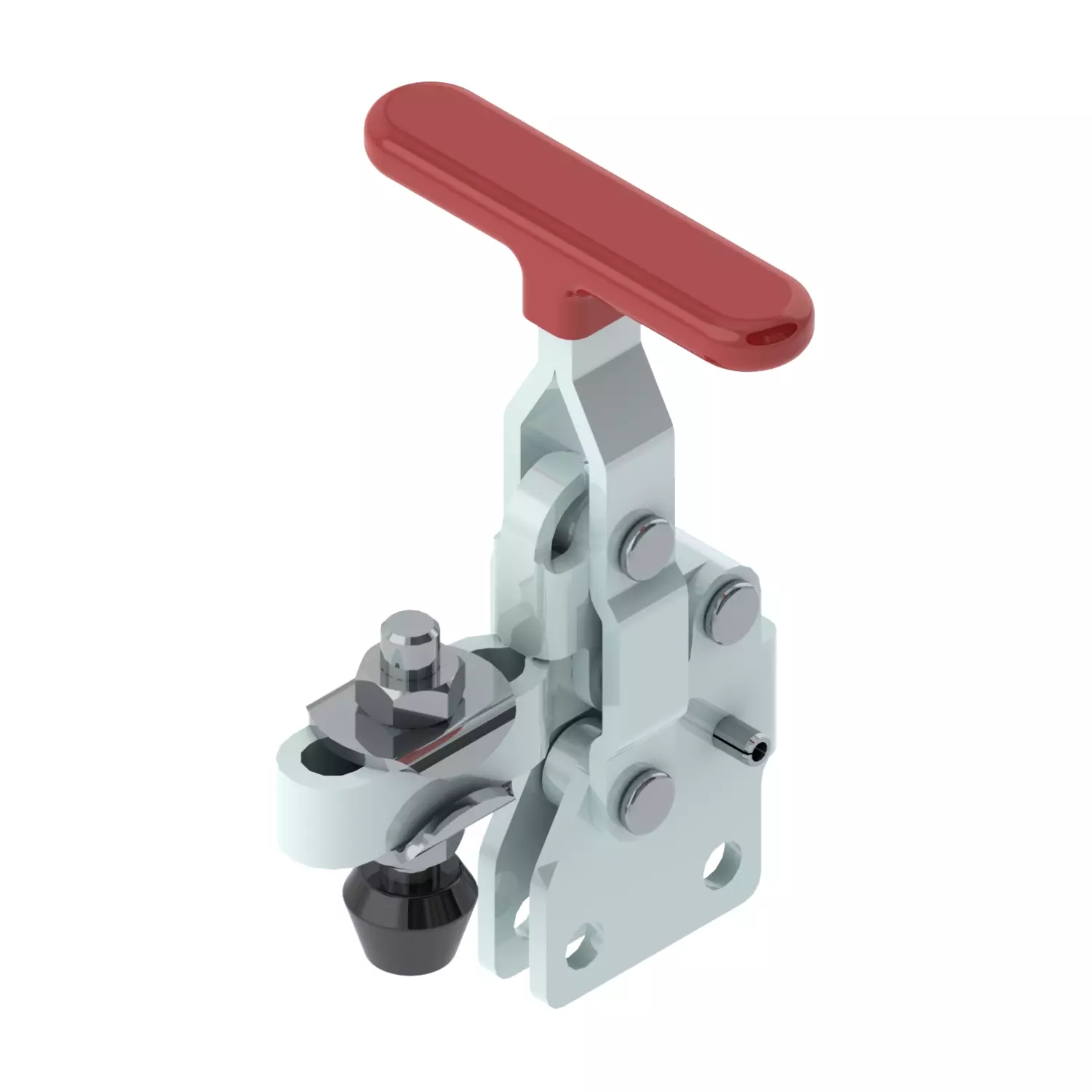 STEEL-SMITH Vertical Hold Down Action T-Handle Clamps Straight Base 0.5kN, VTC-201-TUB