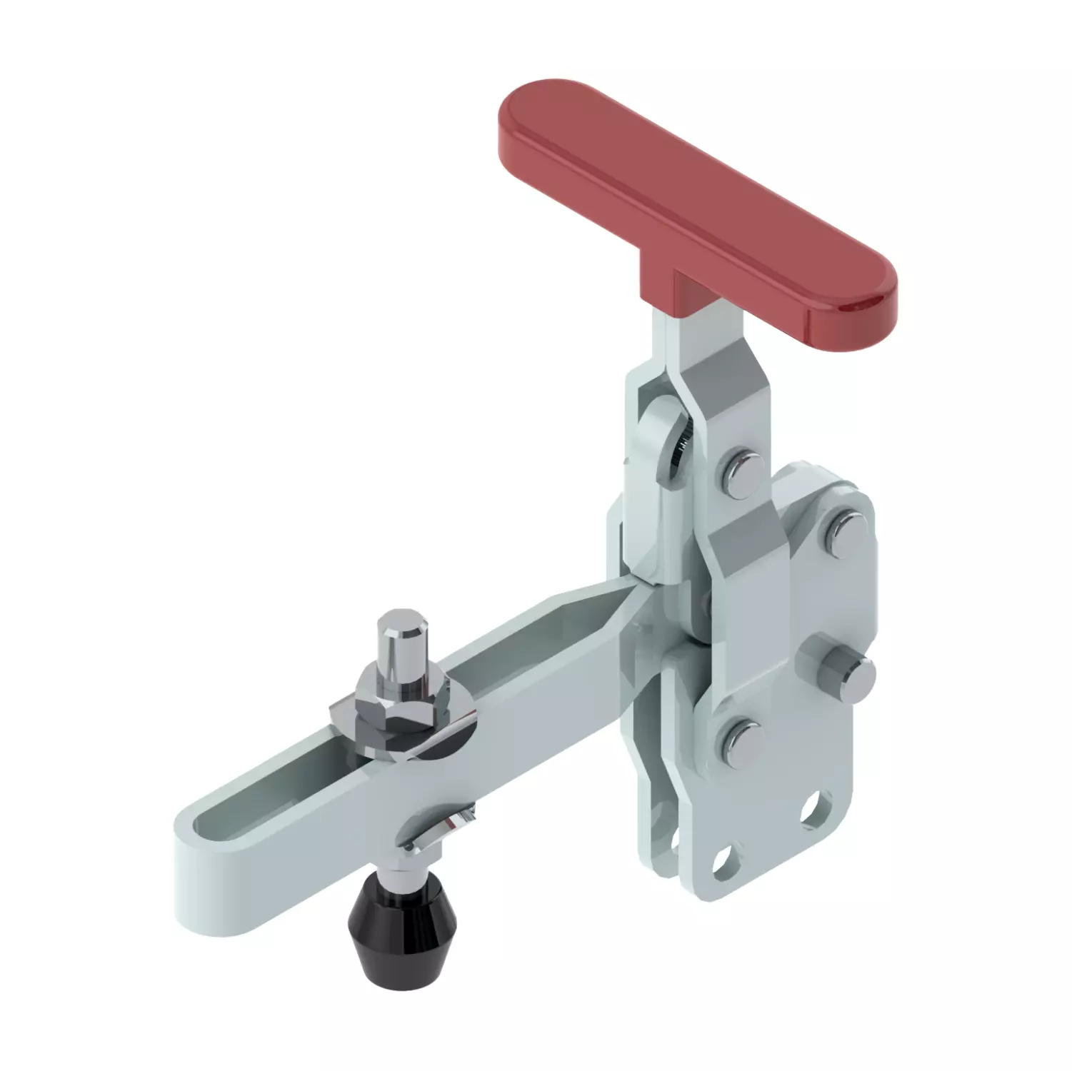 STEEL-SMITH Vertical Hold Down Action T-Handle Clamps Straight Base 1.5kN, VTC-207-TULB