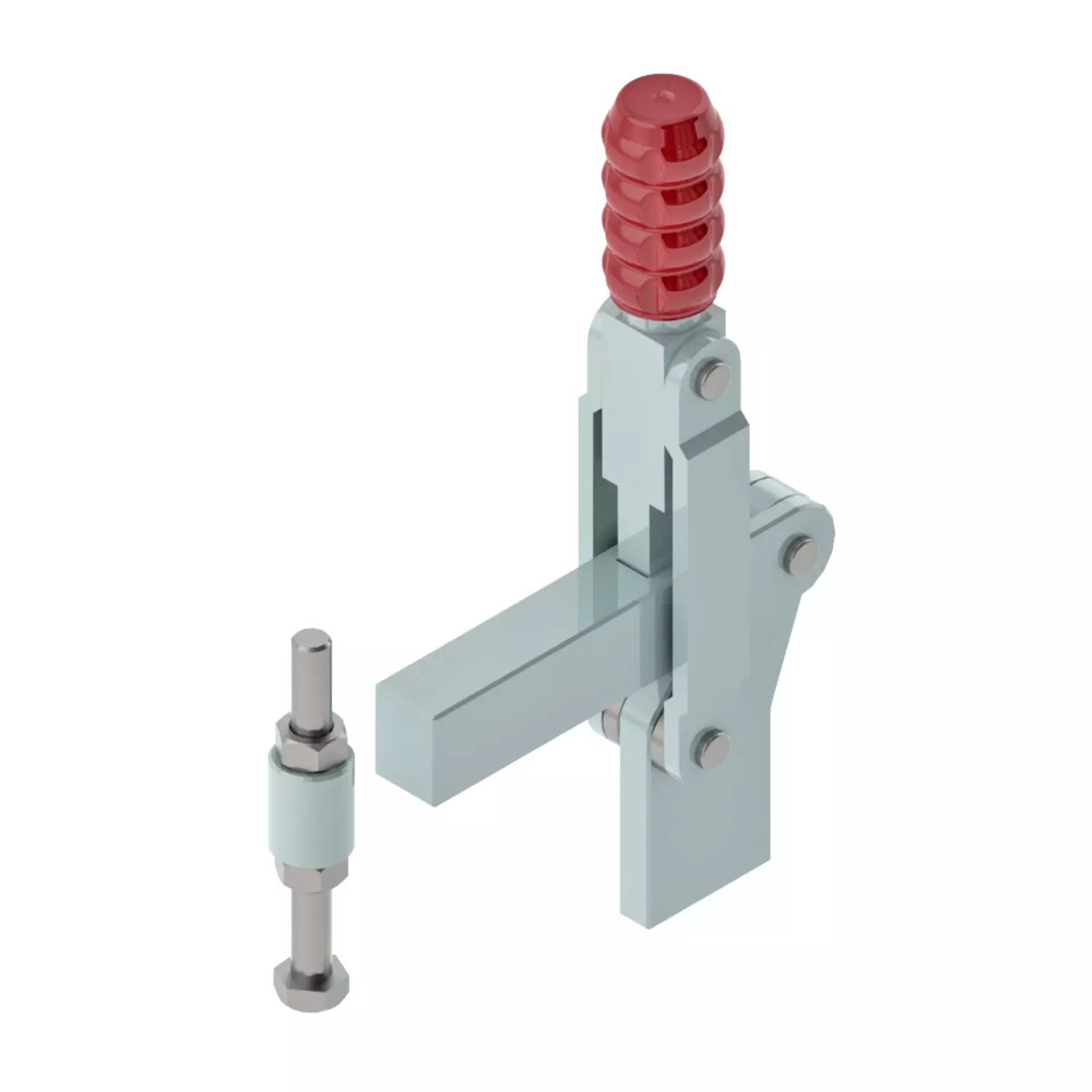 STEEL-SMITH Vertical Hold Down Action Heavy Duty Clamps Straight Base 13.70 kN, VTC-9092-HV-SP