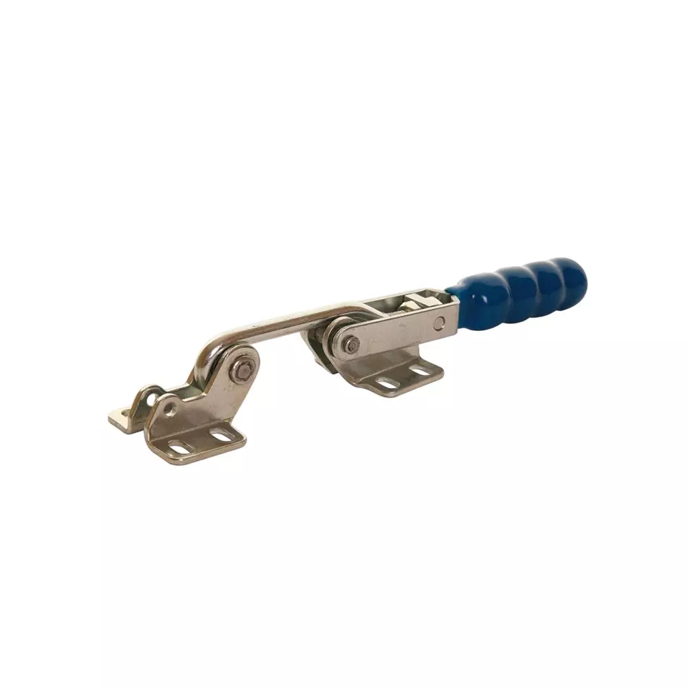 Sandfield HC-Series Hook Action Toggle Clamp Heavy Gauge Steel Zinc Plated 84 mm Hook Length, HC02 WITH LATCH (MS)