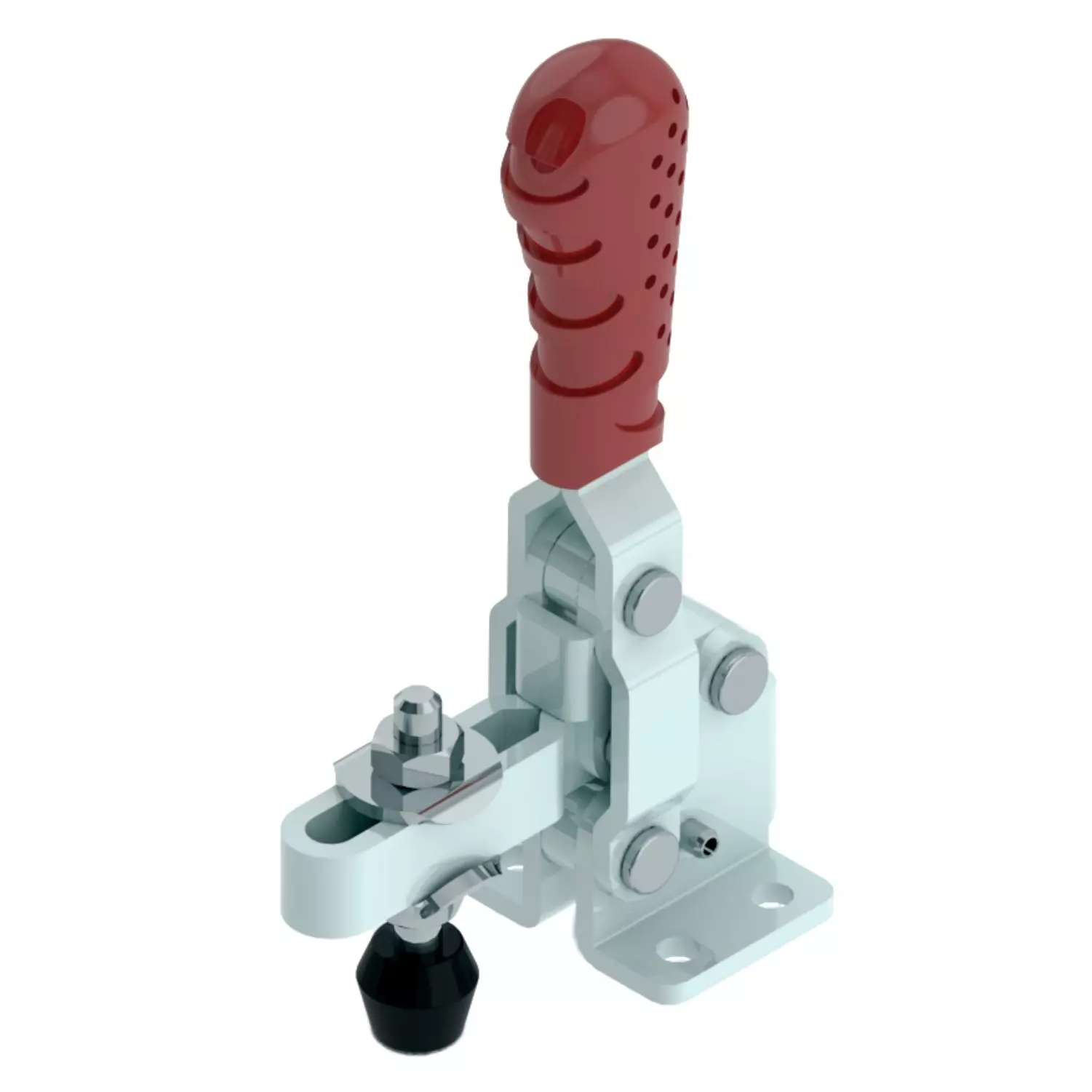 STEEL-SMITH Vertical Hold Down Action Medium Duty Clamps Straight Base 1 kN, VTC-2535-UB-SS