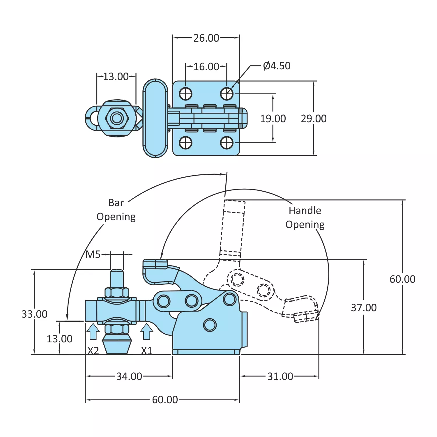 steel-smith-horizontal-hold-down-action-miniature-clamps-capacity-50-kn-h-1330-ub-ss