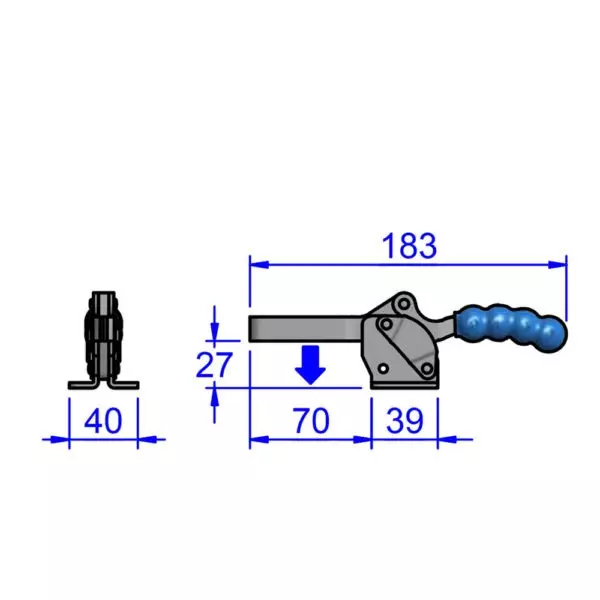 sandfield-mh-series-horizontal-action-toggle-clamp-base-mount-stainless-steel-ss-304-adjustable-71-mm-bar-length-mh4-ub-ss-304