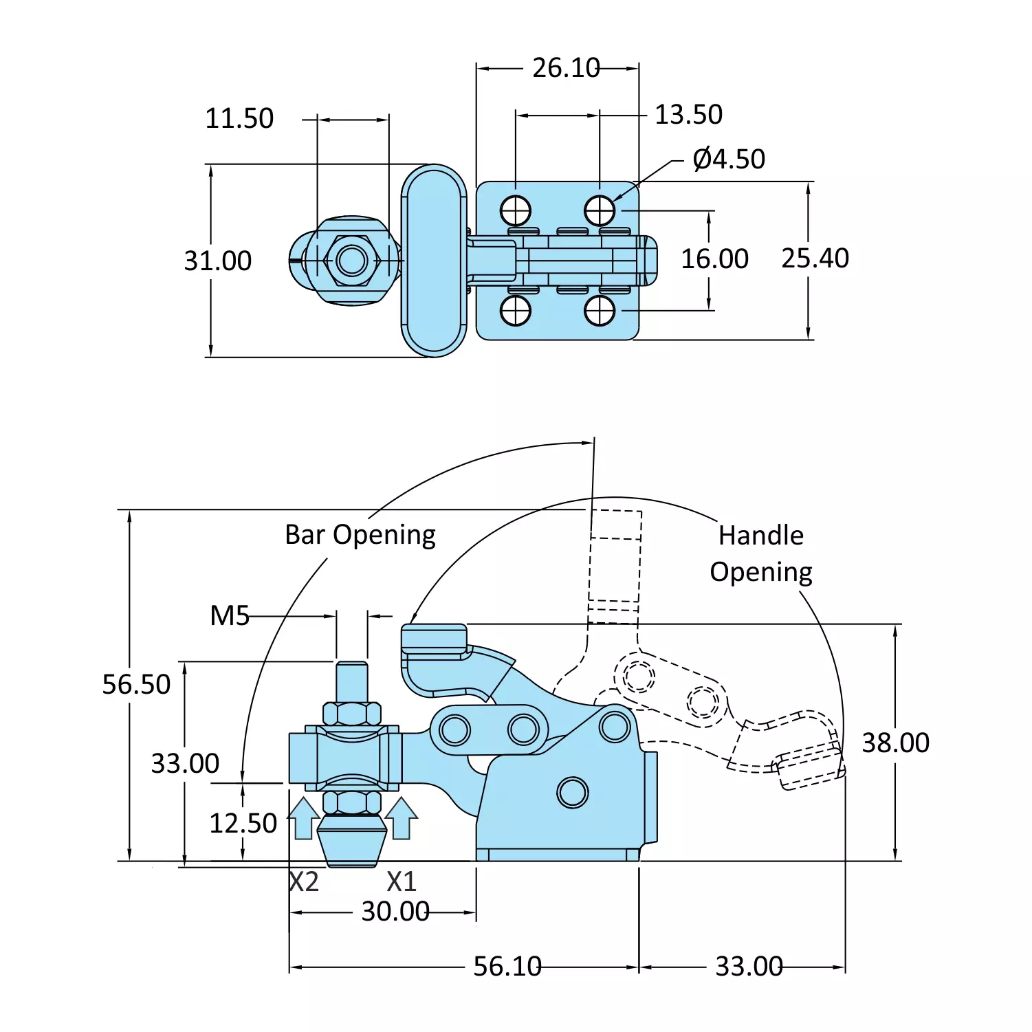 steel-smith-horizontal-hold-down-action-05kn-h-305-u-ss