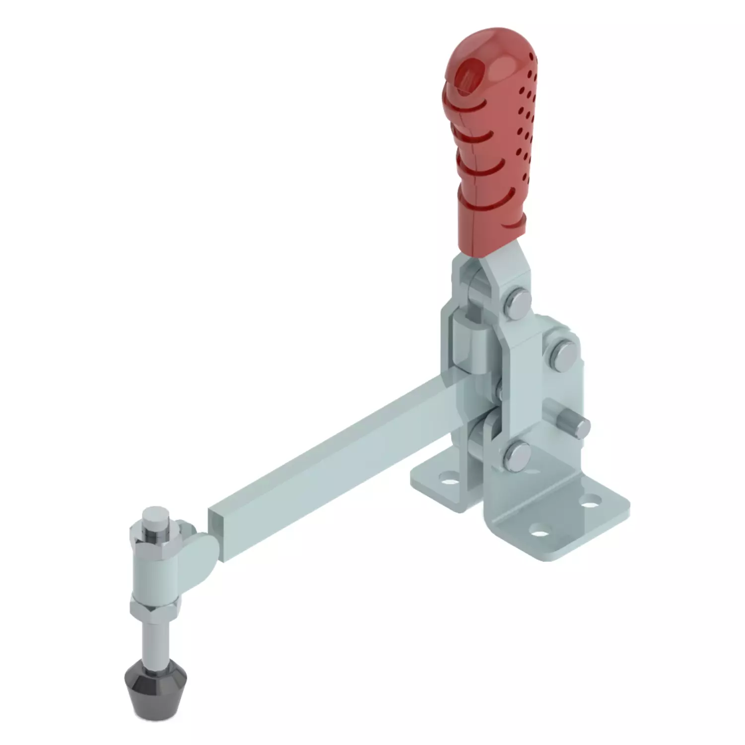 STEEL-SMITH Vertical Hold Down Action Medium Duty Clamps Flanged Base 3.4kN, VTC-50125-SB