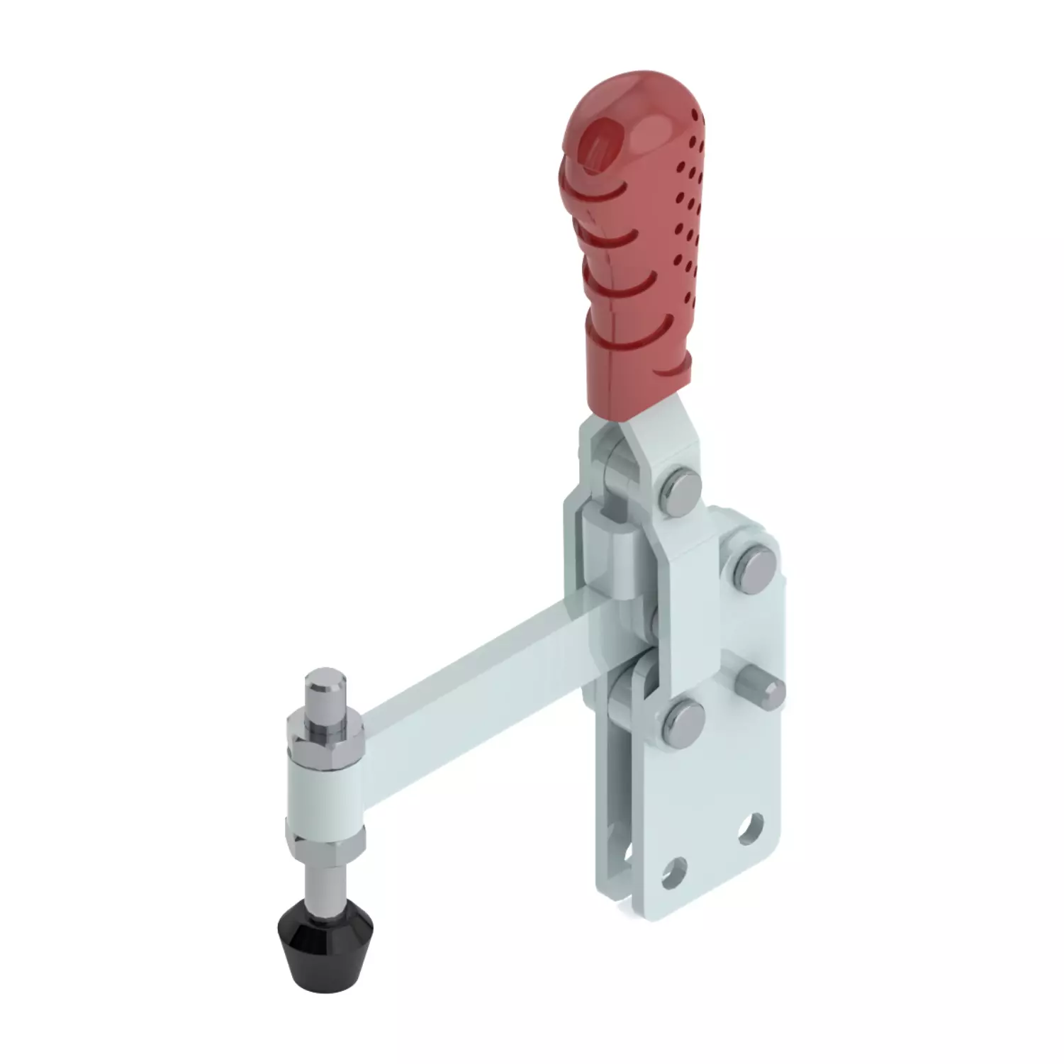 STEEL-SMITH Vertical Hold Down Action Medium Duty Clamps Straight Base 2kN, VTC-4595-SF-BS