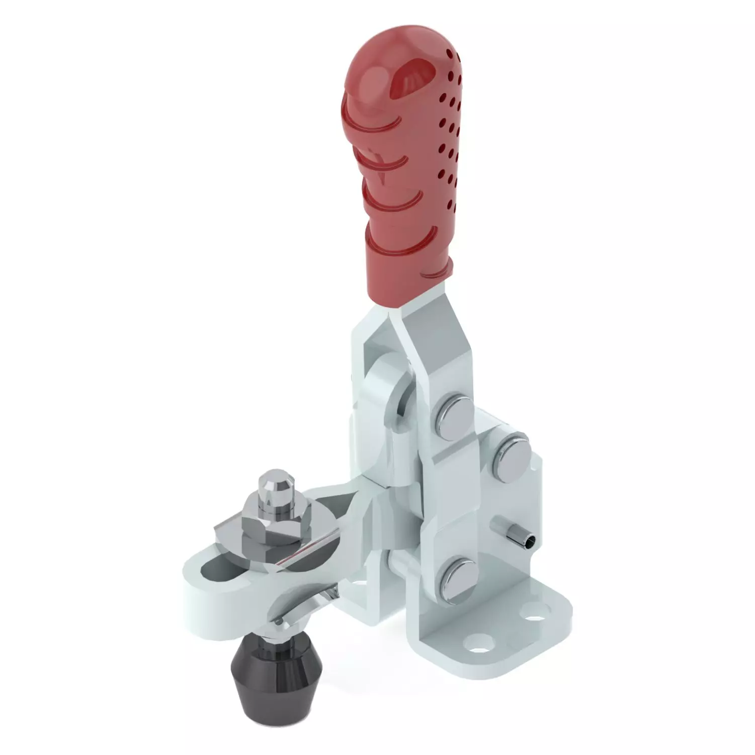 STEEL-SMITH Vertical Hold Down Action Toggle Clamp Flanged Base 1kN, VTC-202-U