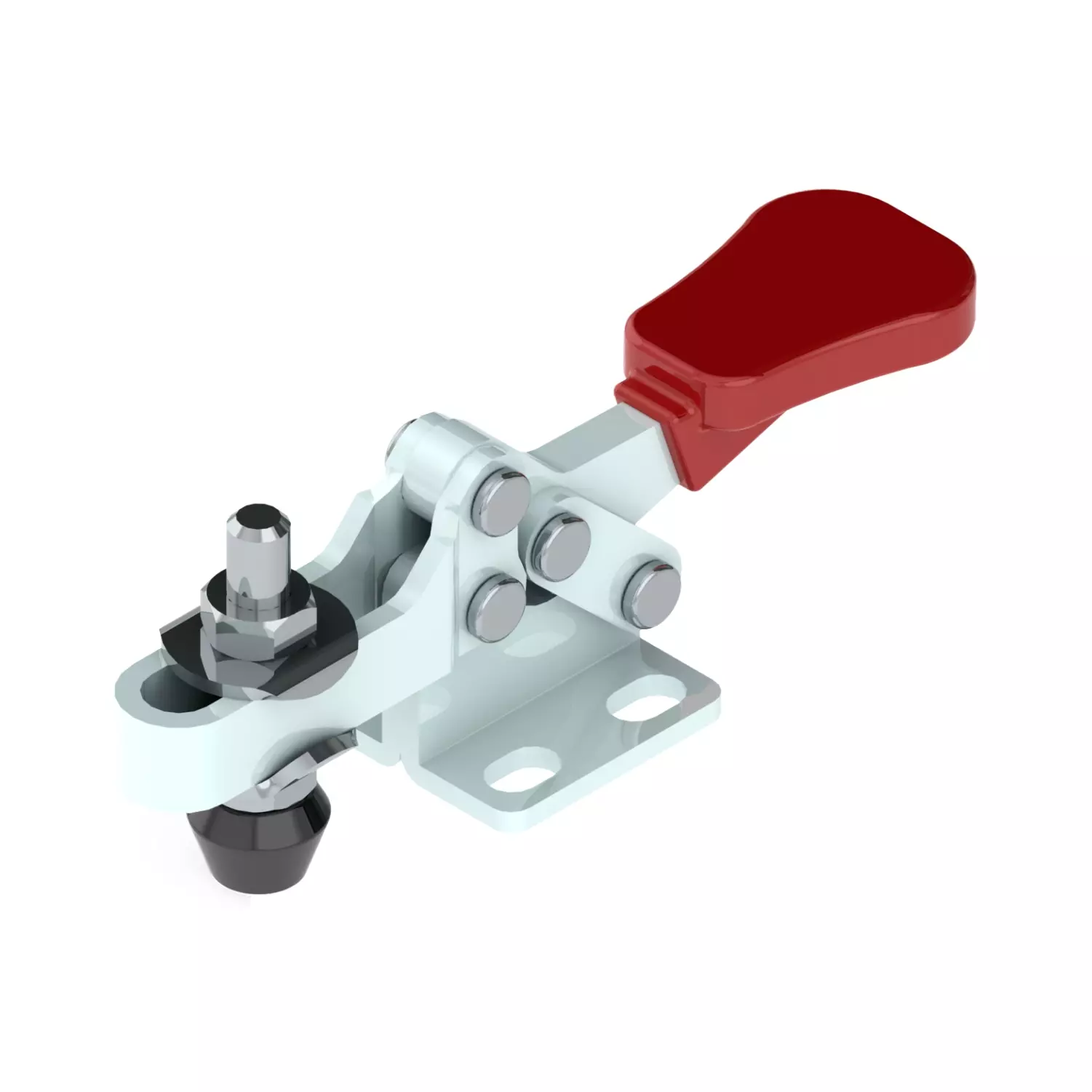 STEEL-SMITH Horizontal Hold Down Action Flanged Base 0.5kN, H-206-U