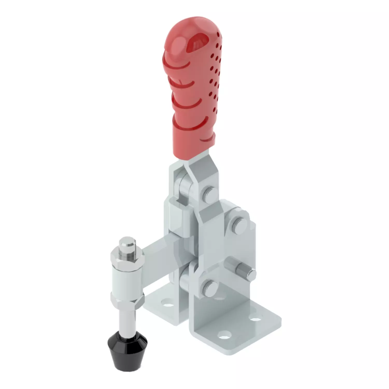 STEEL-SMITH Vertical Hold Down Action Medium Duty Clamps Flanged Base 4.9kN, VTC-5040-SF