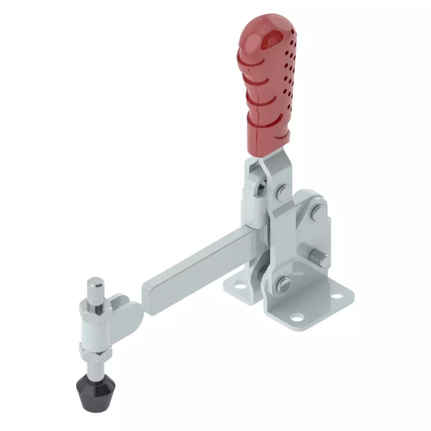 STEEL-SMITH Vertical Hold Down Action Toggle Clamp Flanged Base 3.4kN, VTC-210-S